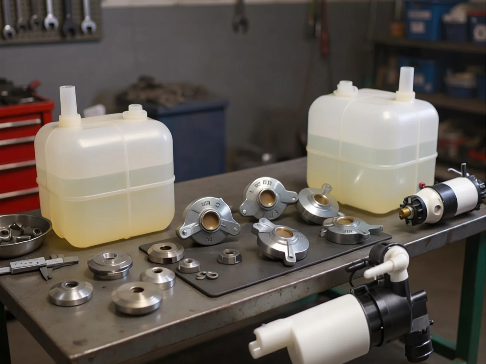 SERBATOI, TAPPI E POMPETTE ACQUA